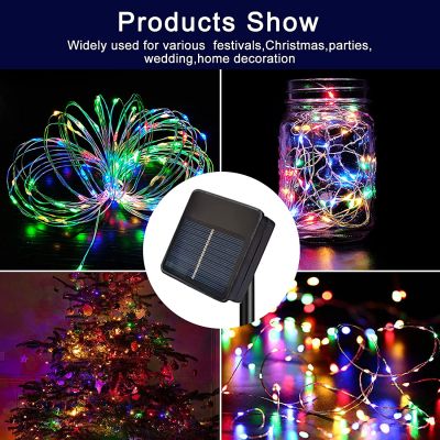 Solar String Lights Outdoor Waterproof Led Fiary Light for Wedding Christmas Party Home Garden Decoration Led Garland 138100ft