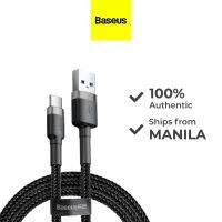 Baseus Cafule 【Taotao Electronics】 USB พิมพ์ C 3A ไวสายเคเบิลข้อมูลสายชาร์จกับเนคไทอะลูมินัมอัลลอยระดับพรีเมียม