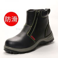 Ready Stock MenWomen Waterproof Safety Boots Steel Toe Puncture-Proof Work Sneakers