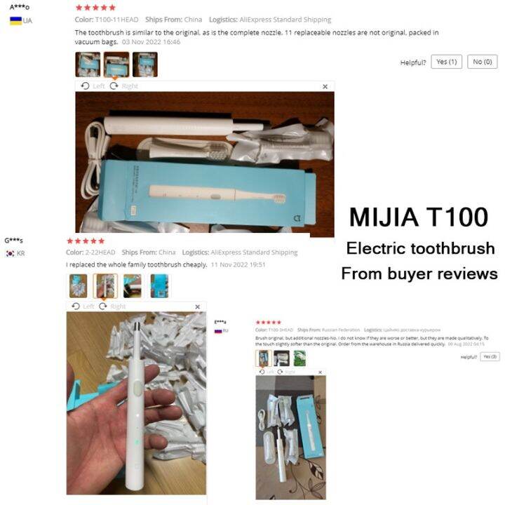 หัวแปรงสีฟันชาร์จได้-usb-หลากสีสำหรับแปรงฟันอัจฉริยะ-mijia-t100แปรงสีฟันไฟฟ้าพลังคลื่นเสียง-mi-ของแท้