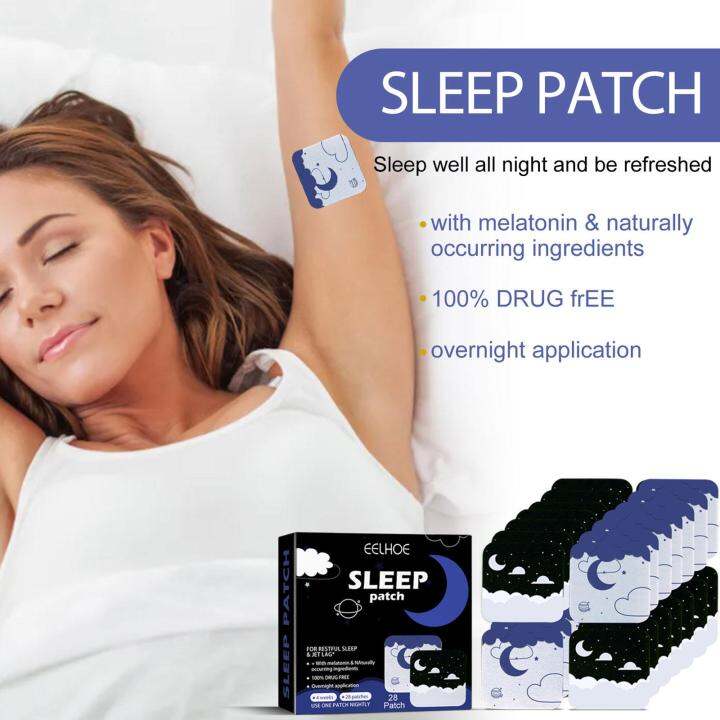 28 Pcs/set Klova Sleep Patch With Melatonin And Natural Sleep Stickers ...