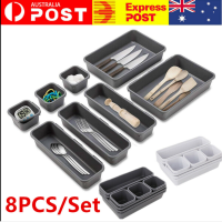 8 8 Pack Kitchen Drawer Organizer Cutlery Tray Insert Cabinet convenient