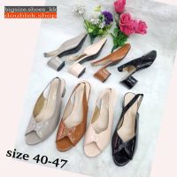 size 40-47.. รัดส้นสูง 1 นิ้ว  หนังแก้ว (จัดส่ง 3-5 วัน)