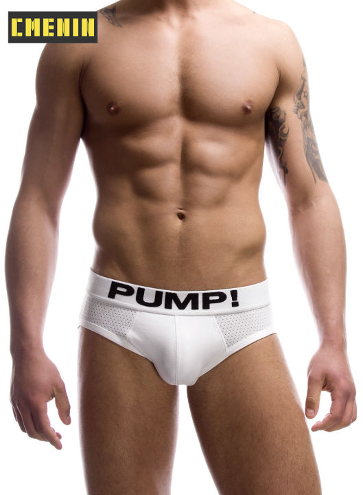 cmenin-pump-1pcs-ตาข่ายเอวต่ำกางเกงในชายเซ็กซี่กางเกงในชายกางเกงในชายแฟชั่นด่วนแห้งลื่น-jockstrap-ชุดชั้นในชาย-brief-h589