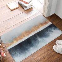 【cw】 Dark grey Oil Painting Door Mat Living Room Carpet Bedroom Hallway Kitchen Rug Home Floor Decor bathroom decoration Foot mat ！