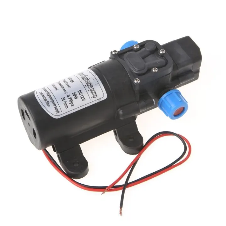 DC 12V 30W 0142 Motor High Pressure Diaphragm Water Self Priming Pump ...