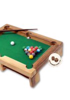 Woodentoys4u Wooden Pool Game โต๊ะสนุกเกอร์ไม้