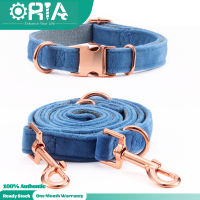 ORIA ชุดปลอกคอและสายจูงสุนัขแบบปรับได้,สายจูงสุนัขและปลอกคอพร้อม D-Ring แบบนุ่มและสบายสำหรับสุนัขทุกชนิด