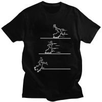 La Linea Roller Skating Tshirts For Men Short Sleeves Casual T Shirt Cool Animated Cartoon T-shirts Cotton Tee Tops Merchandise XS-6XL