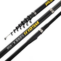 Power Telescopic Ocean Rock Fishing Rod High Quality 3.6m-6.3m Superhard Carbon Fiber Spinning Fishing Rod Necessary