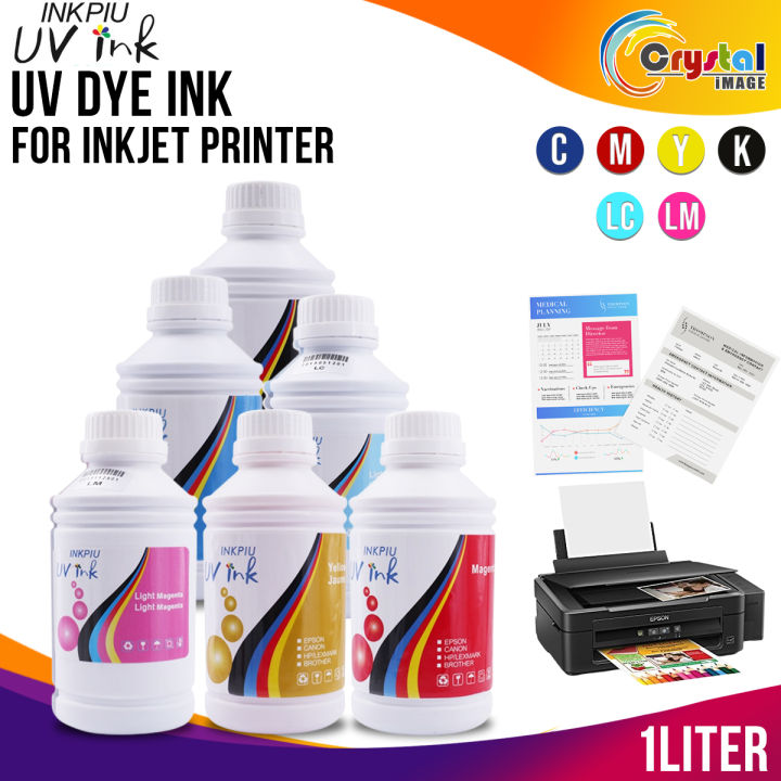 Inkpiu Uv Dye Ink 1 Liter Premium Universal Ink For Inkjet Compatible Printer Lazada Ph 4412