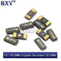 10PCS SMD Crystal Oscillator FC-135 hjxrhgal 32.768K 32.768KHZ 3215 2Pin New Original WATTY Electronics