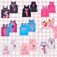 คุณภาพสูง BG Basketball Jersey 3 Pink Panther Jerseys Outdoor Sportswear Hip-hop Culture Movie Summer Clothing