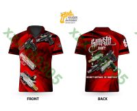 (ALL IN STOCK)  TEAM SHOOTING SHOOTER CLUB IPSC Quick Dry Full Sublimation Free Custom Logo Design Summer Polo POLO shirt 163