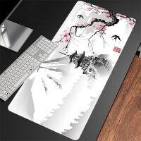 ซอฟท์ญี่ปุ่น Sakura Sakura เจดีย์เกมแผ่นรองเมาส์ 500 * 1000 อุปกรณ์สำนักงานพรมแล็ปท็อปขนาดใหญ่บ้าน HD โต๊ะเสื่อ