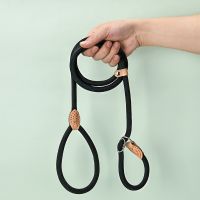 【DT】Dog Puppy Leash Adjustable Ring Collar Training Leash For Medium Large Dog Slide Rope Lead Leash Braided Rope hot 1