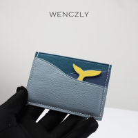 Card Holder Id Holder High Quality Luxury Designer Clip 100 Genuine Leather Candy Color Stitching Cartoon Design With Box