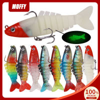 Moffy Soft Lure แปดส่วนปลา9cm17.5g จำลองซิลิโคนเหยื่อปลอมเหยื่อตกปลา