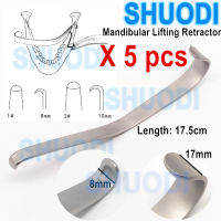 5Pcs ทันตกรรม Inverse Angle Retractor สำหรับ Mandibular ยกและสนับสนุนทันตกรรม Imlant ผ่าตัด Retrator ทันตแพทย์ผ่าตัดเครื่องมือ