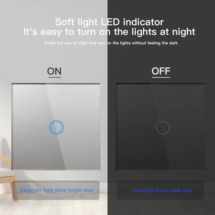 bseed-touch-switch-with-eu-power-wall-socket-gray-led-wall-light-switches-1-2-3gang-1way-crystal-glass-panel-dark-blue-backlight