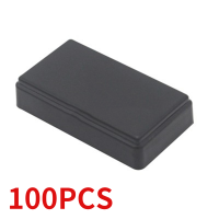 100pcs PCB Plastic Box Black Enclosure Electronic Project Case DIY 49x28x14mm Wire Junction Boxes