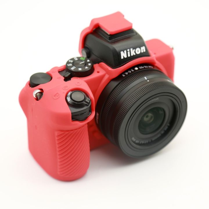 เคสกล้องเกราะซิลิโคนผิวเคสอุปกรณ์ป้องกันฝาครอบของร่างกายสำหรับกล้อง-nikon-z50-dslr-อุปกรณ์ป้องกันฝาครอบกระเป๋าวิดีโอ