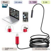 ลวดยืดหยุ่น 5.5mm-1 M สองในหนึ่งเดียว Endoscope รถ ท่อ การตรวจสอบอิเล็กทรอนิกส์ อุตสาหกรรมการบำรุงรักษา Speculum โทรศัพท์มือถือ