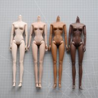 1/6 Doll Body White brown black skin / 16 joint moveable Double Knee / doll accessories DIY for 30cm Xinyi Licca Fr2 barbie doll