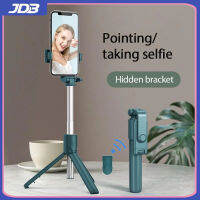 JDB สมาร์ทโฟนหมุน360องศาไม้เซลฟี่ขาตั้งกล้องเหมาะสำหรับ iPhone Samsung Huawei Xiaomi Monopod Selfie Shutter