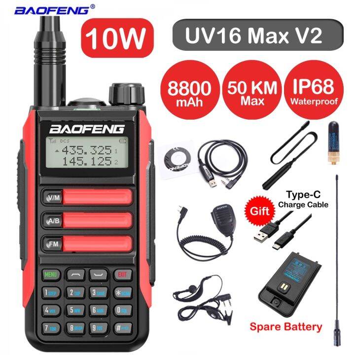 Baofeng Uv Max V High Power Upgraded Of Uv R Plus Uv R Pro Walkie