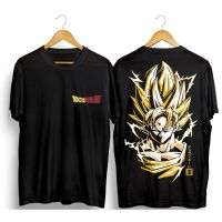 【New】D61 เสื้อยืด พิมพ์ลาย SUPER SAYAN GOKU DRAGON BALL Z DISTRO สําหรับผู้ชาย