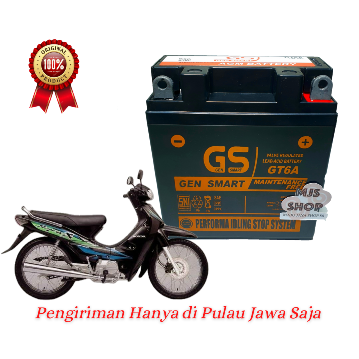 Aki Motor Honda Supra Fit Lama Astrea Grand Legenda GM5Z GT6A YB5L GS