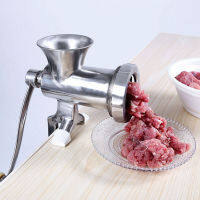 สแตนเลส Hand Cranking เครื่องบดเนื้อด้วยตนเอง Mincer เครื่องบดสำหรับเครื่องเทศ Meat