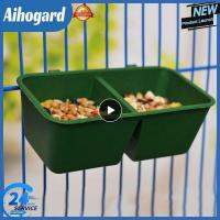 1 ~ 15PCS กรงสัตว์หนาคุณภาพสูงชามน้ำสำหรับนกพลาสติก Parrot อ่างอาบน้ำสัตว์ขนาดเล็ก Feeder Bowl