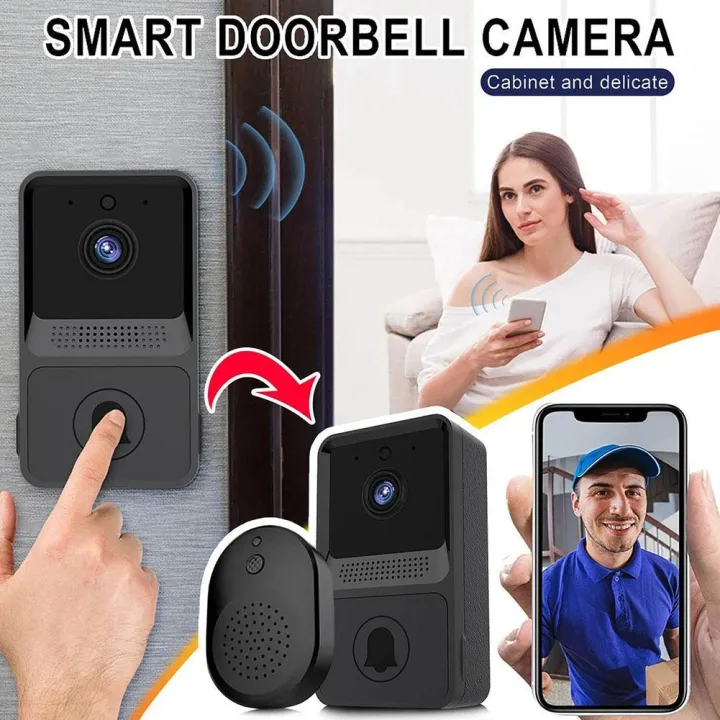 X3 Smart Wireless Doorbell Video Doorbell Wifi Doorbell E7D7 Lazada.co.th