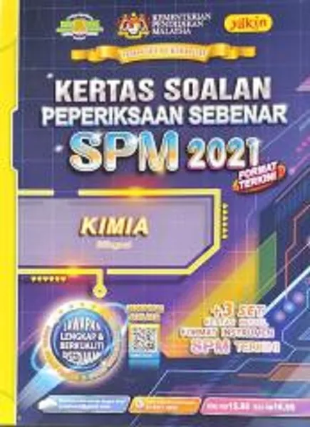 K/Soalan Sebenar SPM 2021 Kimia  Lazada