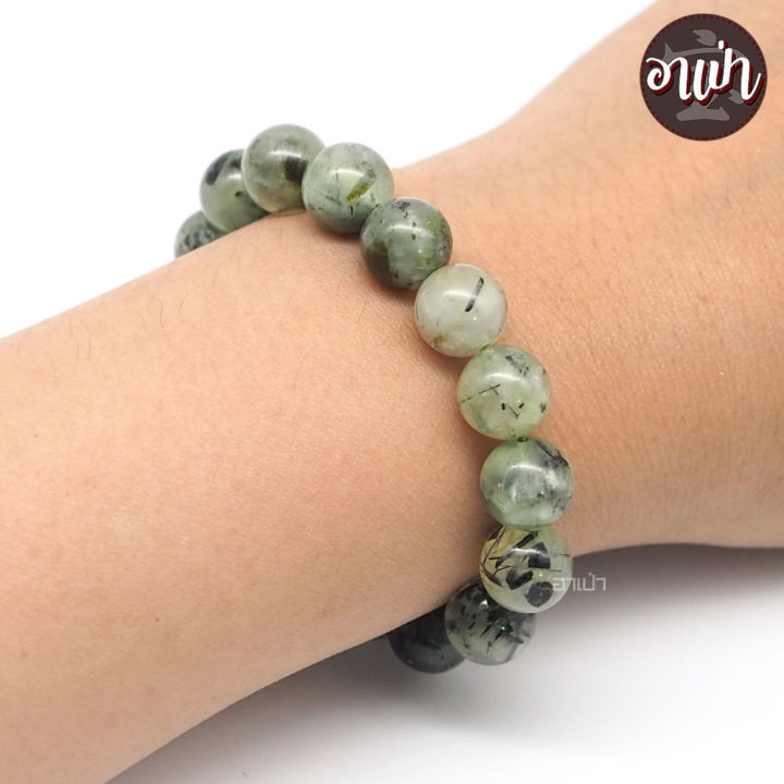 อาเป่า-หินพรีไนต์-prehnite-ขนาด-10-มิล-หินแห่งการพยากรณ์-ช่วยให้ล่วงรู้สิ่งต่างๆ-กำไลหินสี-กำไลหินนำโชค-หินสีเขียว-หินมงคล-สร้อยข้อมือ