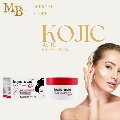 Authentic GuanJing Kojic Acid Face Cream 50g for Wrinkle Melasma ...