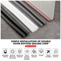 Door Bottoom Draft Stopper Weather Stripping Door Sweep Under Door Draft Blocker Insulator Weatherstrip House Acoustic Foam 4