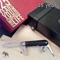 มีด Victorinox มีดรุ่นที่สร้างตามแบบมีดทหารเก่า รุ่นฉลอง125ปี ผลิต1,884ด้าม ในโลก เล่มที่ 1,047 กล่องไม้