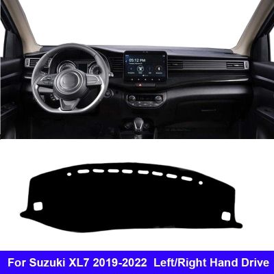 พรมแดชแมทคลุมแผงควบคุมภายในรถยนต์สำหรับ Suzuki XL7 2019 2020 2021 2022พรมอุปกรณ์ปกป้องรถยนต์กันยูวีเบาะบังแดด