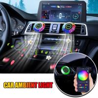 Automobile Atmosphere Light LED Car Sound Control Music Rhythm Light Automobile Air Vent Atmosphere Light Bulbs  LEDs HIDs