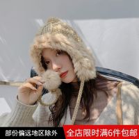 [COD] Korean version of knitted wool hat plus velvet thickened ear protection cute windproof warm winter autumn and trendy women