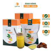 Combo 2 hộp tinh bột nghệ Quê Việt 500gr - 100% nghệ đỏ nguyên chất