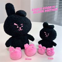 Kawaii BT21 Anime Hobby Cooky Black Limited Plush Doll Ins Cartoon Bag Pendant Birthday Present Gift for Girlfriend 2023