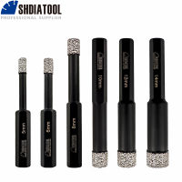 SHDIATOOL 2Pcs สูญญากาศ zed Diamond Core Bits แห้งเจาะ Bits Hex Shank Hole Saw หินแกรนิตหินอ่อนกระเบื้องเซรามิคแก้วเจาะ Bits