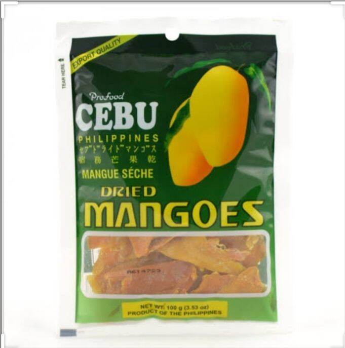 CEBU DRIED MANGOES SLICED(100grams) Lazada PH