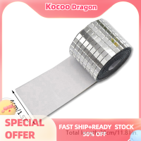 Kocoo สติกเกอร์กระเบื้องโมเสคกระจกแบบ DIY ทรงสี่เหลี่ยมขนาดเล็กติดเองสติกเกอร์ติดผนังอะคริลิกของตกแต่งบ้านทำด้วยมืองานฝีมือปาร์ตี้