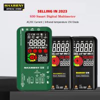 【LZ】✻  MAXRIENY-Multímetro Digital Termômetro Infravermelho Voltímetro Recarregável 9999 Contagens Amp Capacitância Elétrica Diodo Ohm Tester