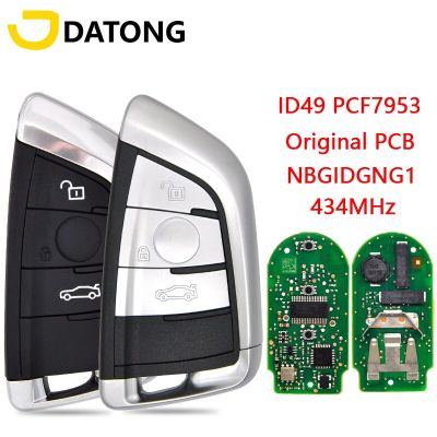 Datong Ki รีโมทคอนโทรลมือถือดัง,X5 BMW F X6 2014-2019 PCB Asli ID49 PCF7953 PC315 Mhz 434Mhz Kartu Promixity